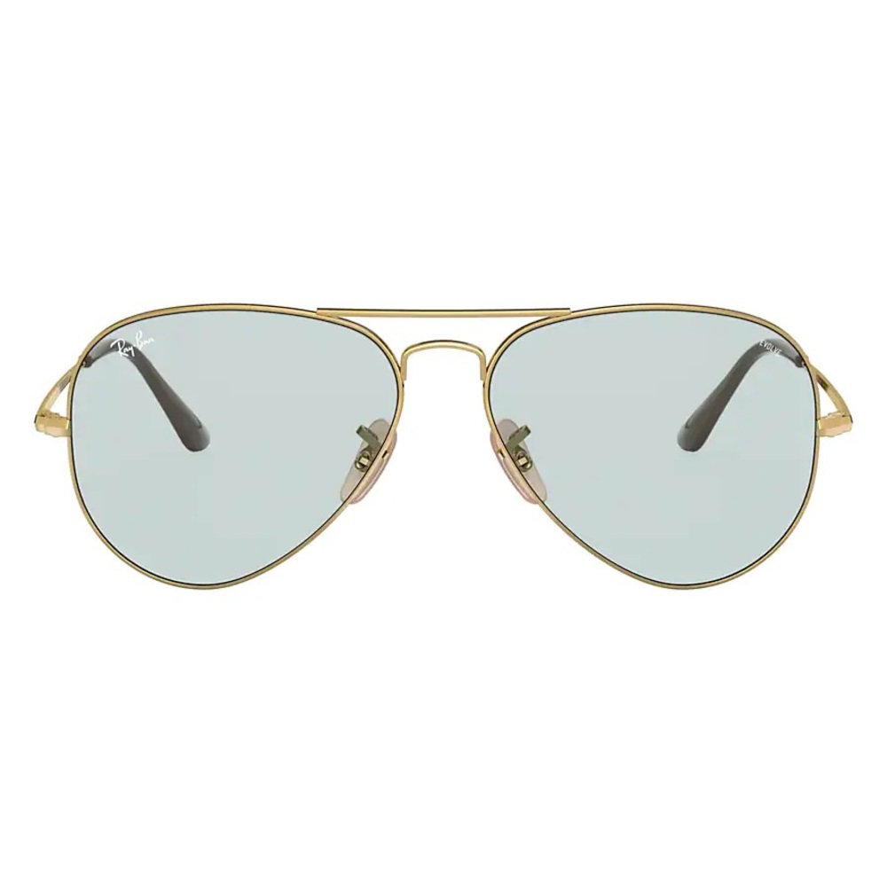 LIKE NEW Ray Ban RB3689 Solid Evolve Chromance Pilot/Aviator sunglasses!